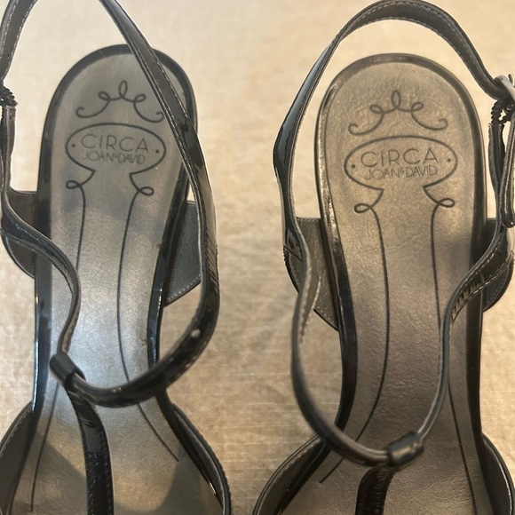 Circa Joan & David size 9 Leather sole black dress shoes - Picture 2 of 6